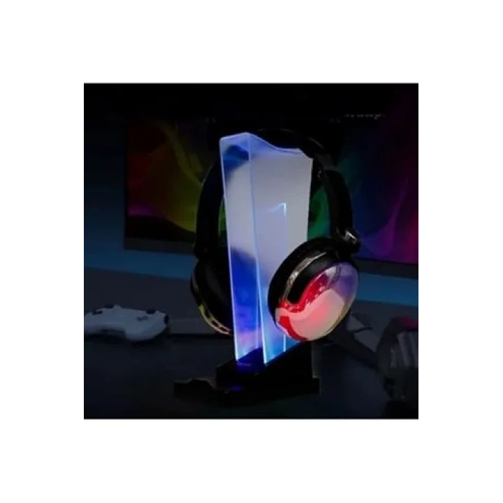 GM-01 Siyah RGB Işıklı Gaming Oyuncu Kulaklık Standı