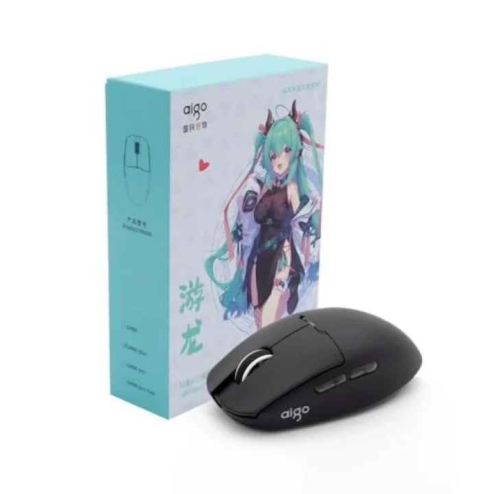 GM80 PLUS Siyah Kablosuz Gaming Mouse - 12000 DPI, PAW3311 Sensör, 3 Modlu Bağlantı (USB, 2.4G, Bluetooth), Ultra Hafif 52.2g