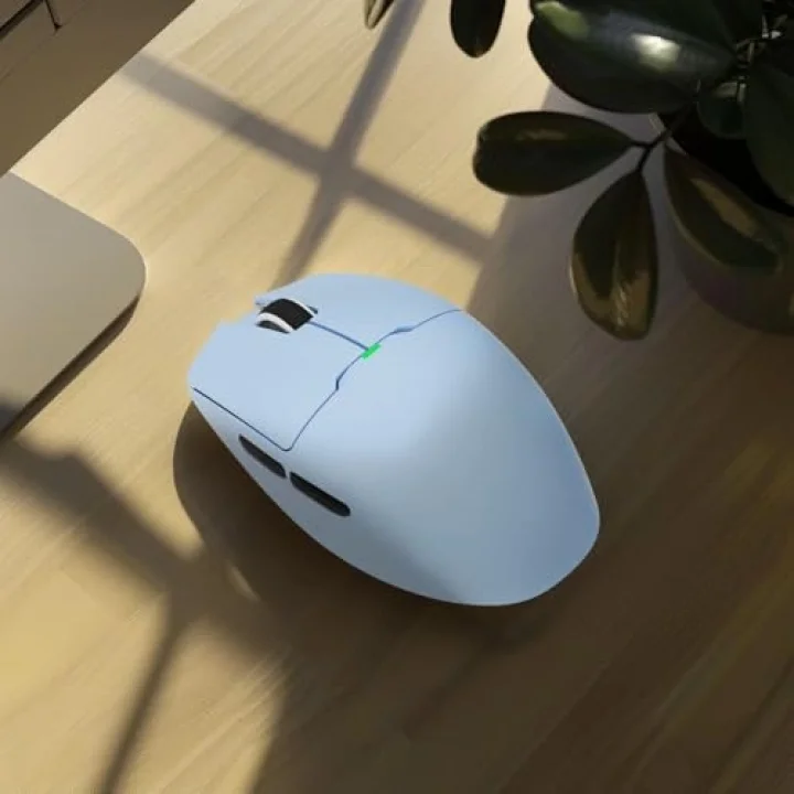 GM80 PRO Mavi Kablosuz Gaming Mouse - 26000 DPI, Ultra Hafif 48g, PAW3395 Sensör, 3 Modlu Bağlantı