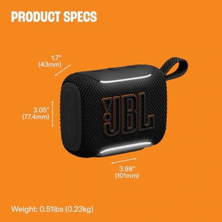 Go5, Bluetooth Hoparlör, IP67, Kırmızı