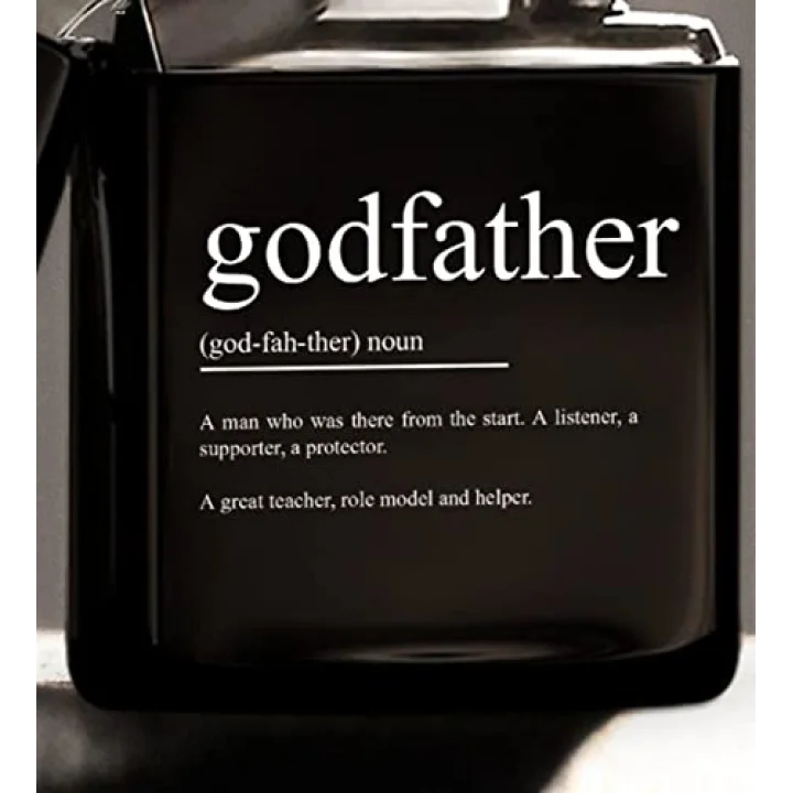 Godfather Tasarımlı Renkli Baskılı Siyah Benzinli Metal Çakmak