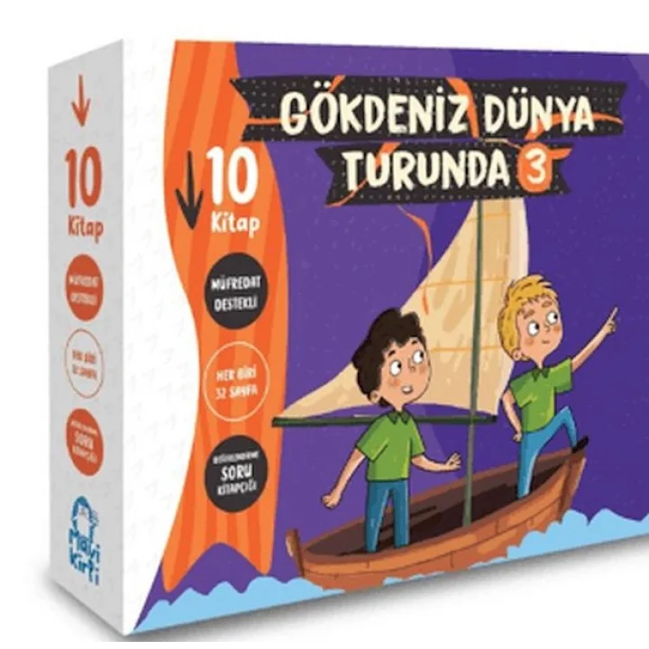 Gökdeniz Dünya Turunda 3 - 2. Sınıf Hikaye Seti (10 Kitap)