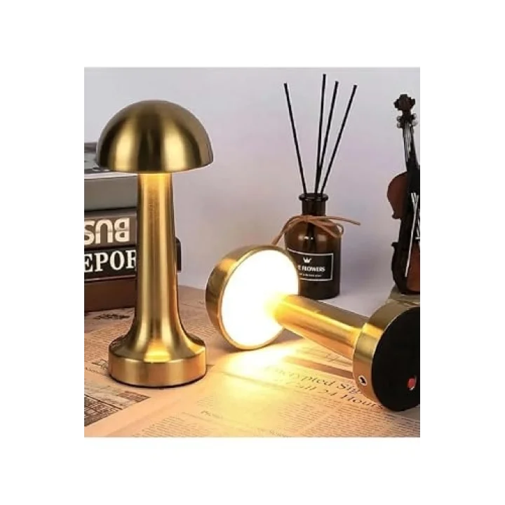 Gold Mantar Masa Lambası