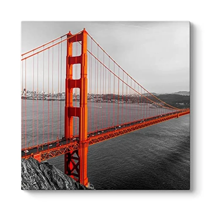 Golden Gate Kırmızı Tablosu 30 x 30