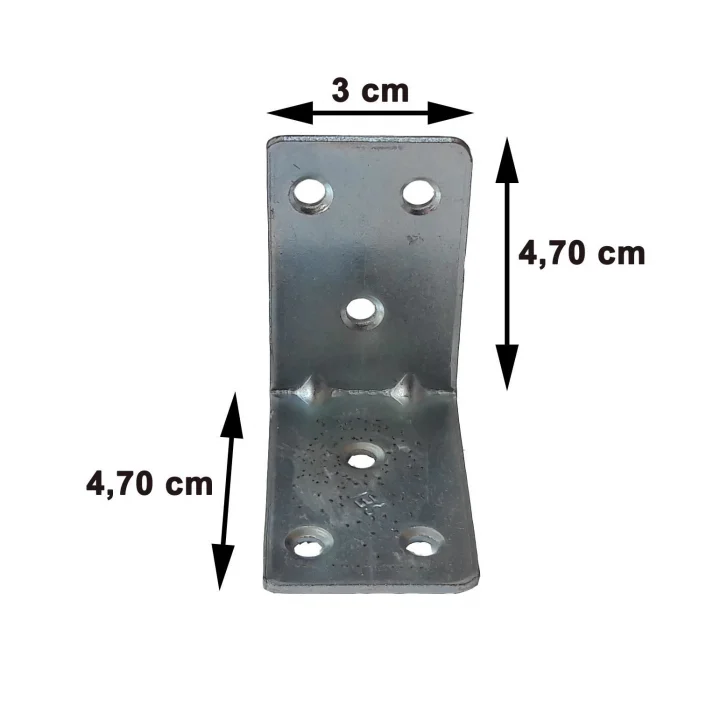 Mey İthalat® Gönye L Tipi No:8 ( 5 Adet )