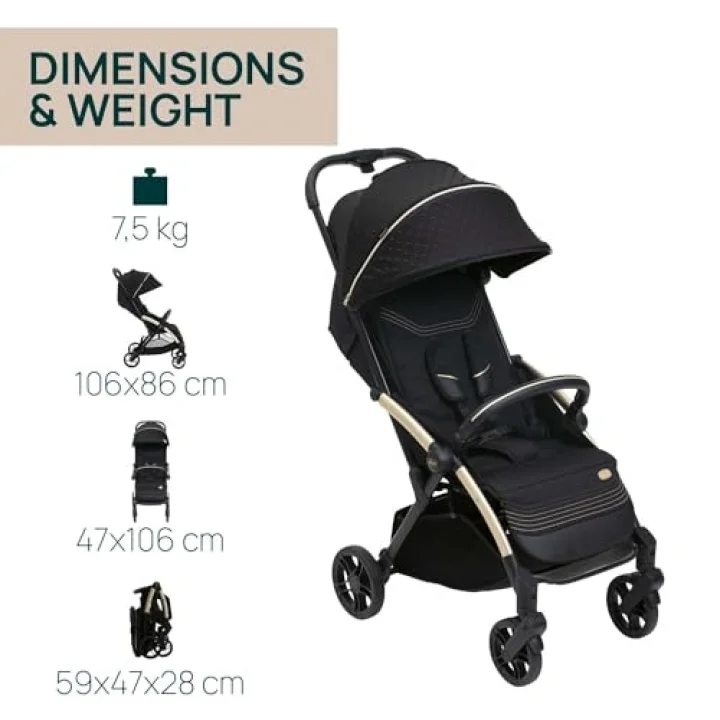 Goody XPlus Bebek Arabası Black Relux