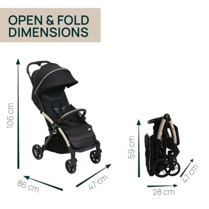 Goody XPlus Bebek Arabası Black Relux