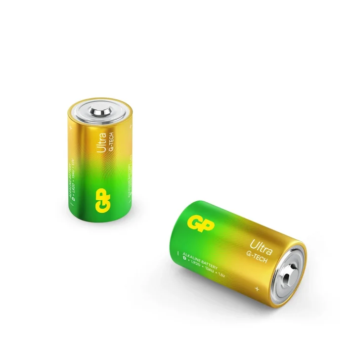 GP D Mono Batarya Alkalin Ultra 1,5V 2 Adet