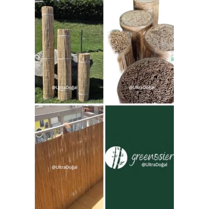 Greenosier 1mX2m hasır kamış çit