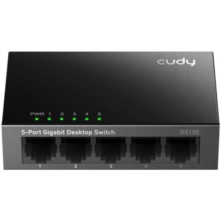 GS105 5 Port 10/100/1000M 16k MAC Gigabit Metal Switch