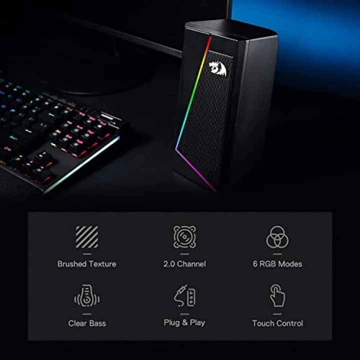 GS520 Anvil Rgb 2.0 Stereo Kablolu 2x3w Speaker