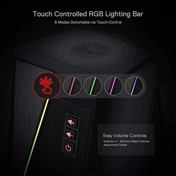 GS520 Anvil Rgb 2.0 Stereo Kablolu 2x3w Speaker