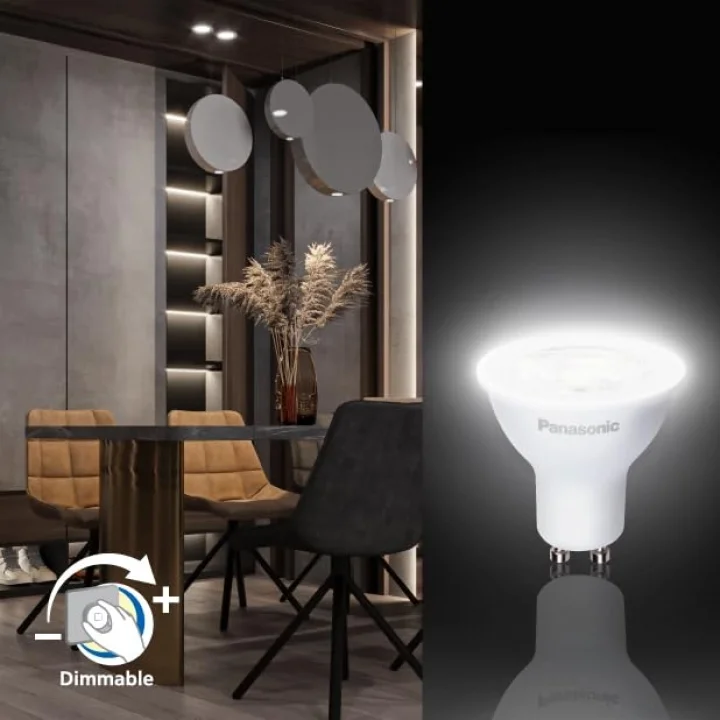 GU10 LED DİMLi LAMBA, SICAK BEYAZ IŞIK 4W 310LM 3000K