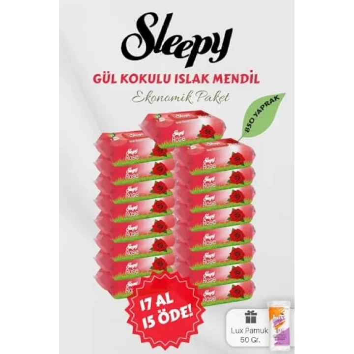 Gül Kokulu Bebek Mendili 17 AL 15 Öde Hediyeli