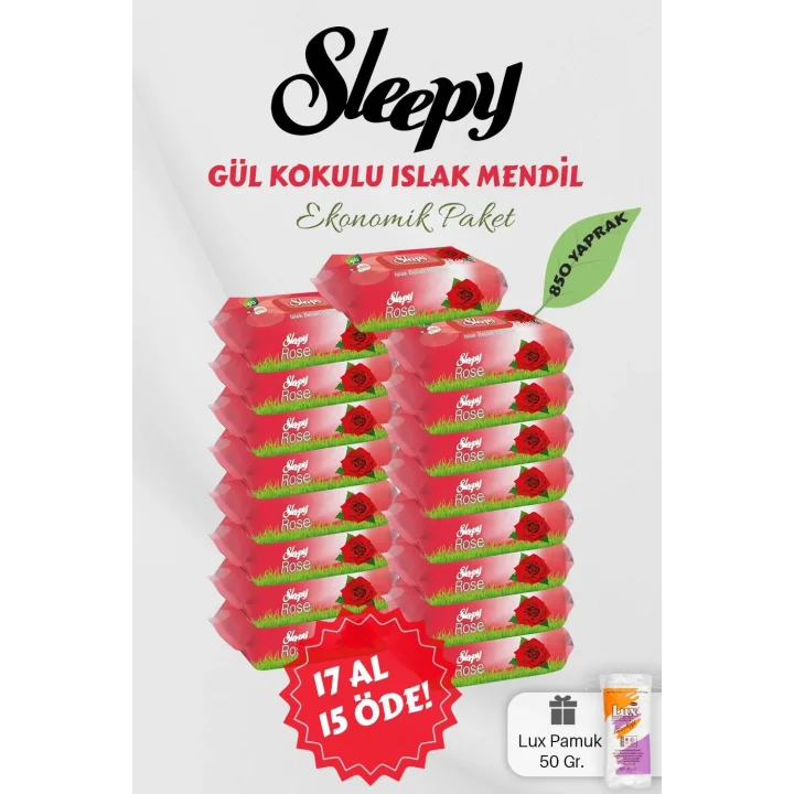 Gül Kokulu Bebek Mendili 17 AL 15 Öde Hediyeli