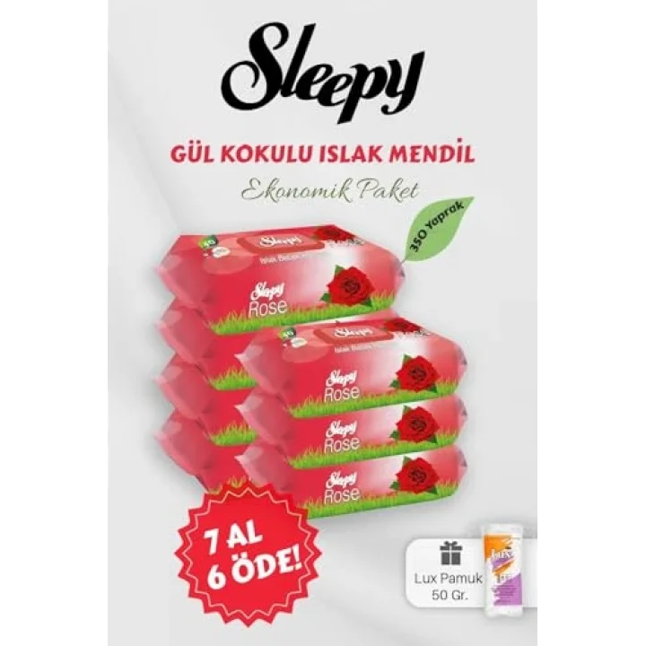 Gül Kokulu Bebek Mendili 7 AL 6 Öde Hediyeli