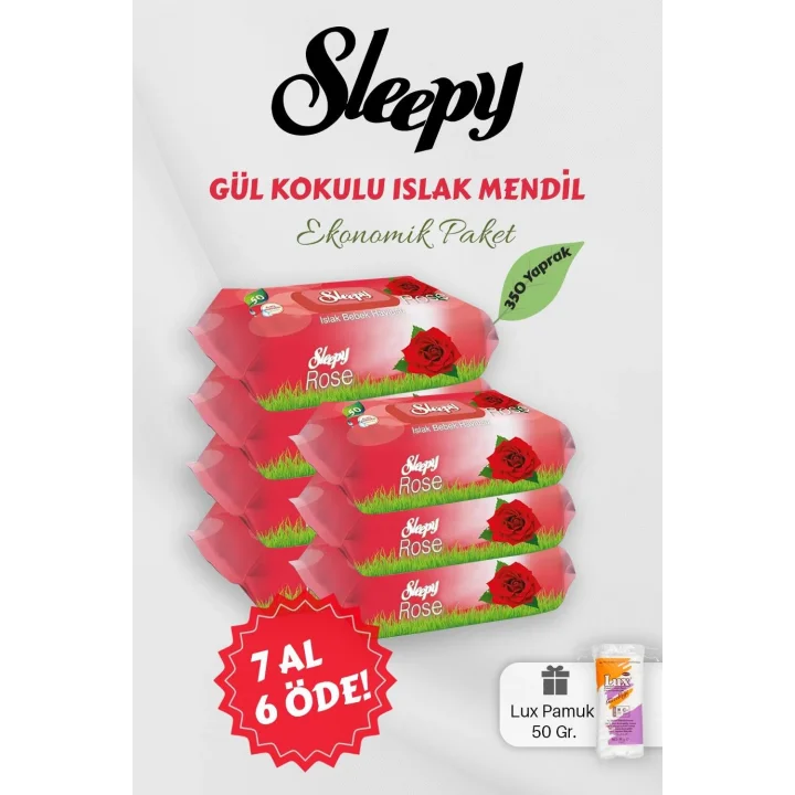 Gül Kokulu Bebek Mendili 7 AL 6 Öde Hediyeli