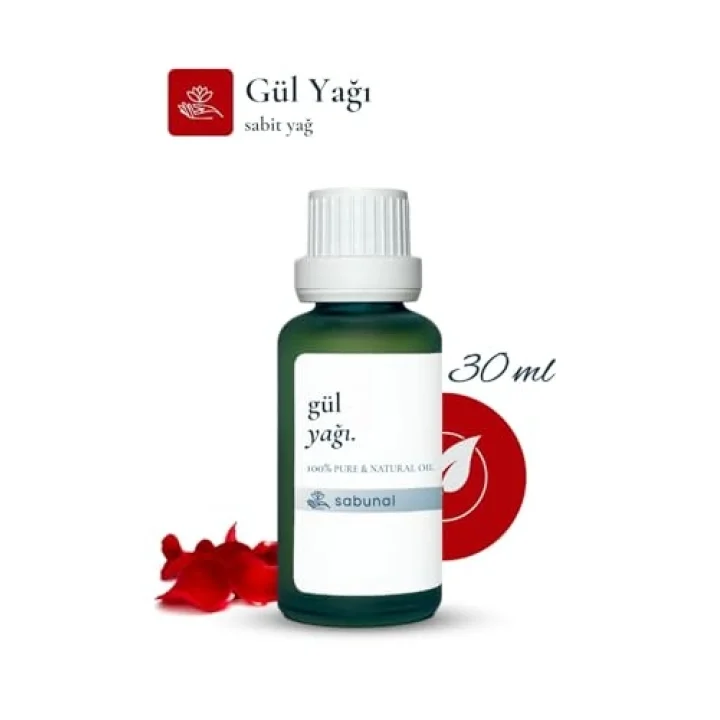 Gül Yağı 30 ml - Cilt Bakımı, Rahatlatıcı Masaj ve Aromaterapi Yağı