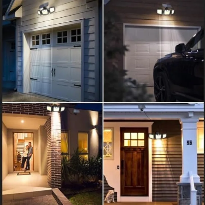 Güneş Enerjili Hareket Sensörlü, 3 Taraflı 171 Cob Led Aydınlatma/GT-SL15