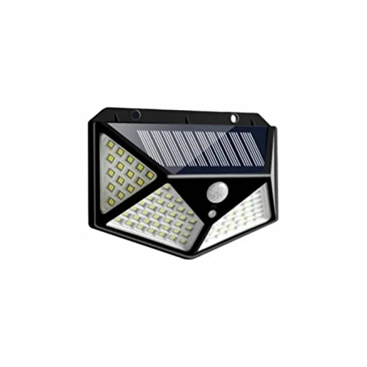 Güneş Enerjili Lamba Led Sokak Dış Ortam Solar Bahçe Aydınlatması Su Geçirmez Sensörlü (100 Led)