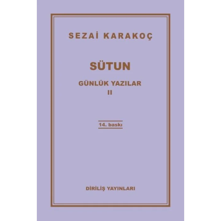 Günlük Yazılar 2 - Sütun