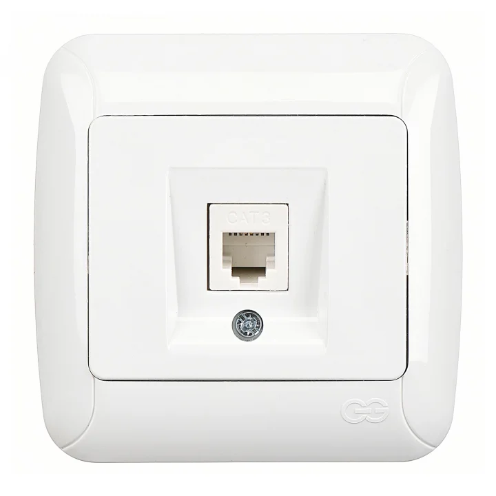 Mey İthalat® Günsan Fantasy Telefon Prizi Beyaz