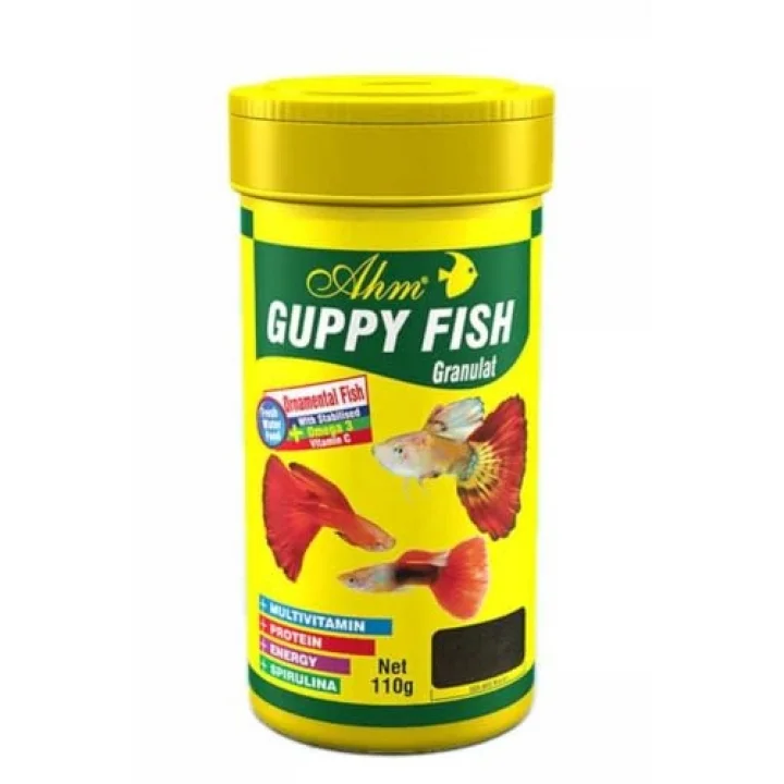 Guppy Granul Food 250 Ml Balık Yemi