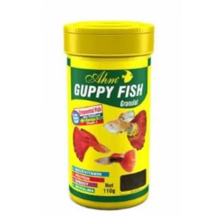 Guppy Granul Food 250 Ml Balık Yemi