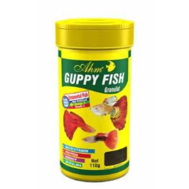 Guppy Granul Food 250 Ml Balık Yemi