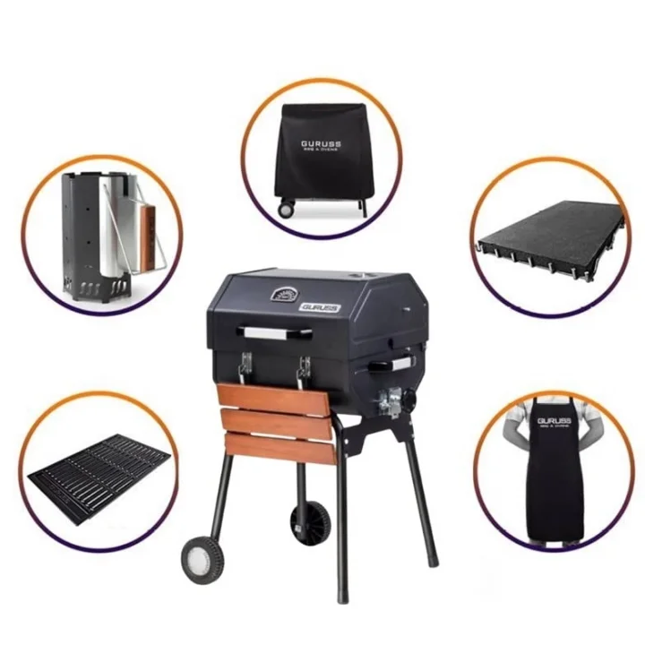 Guruss CG-050 Kömürlü Barbekü Mangal Tam Set