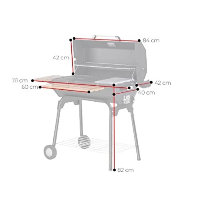 Guruss Cg075 Kömürlü Barbekü Mangal