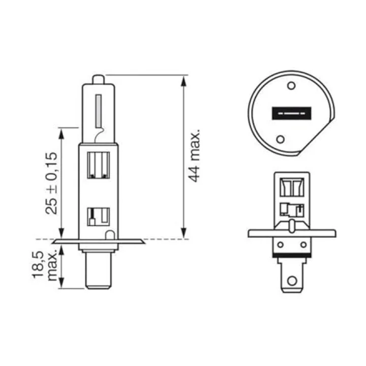 H1 Eco 12v 55W ile uyumlu - 1987302801