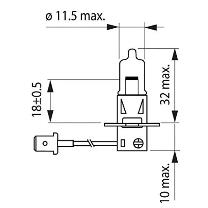 H3 Ampul 24V 70W 13336MDC1