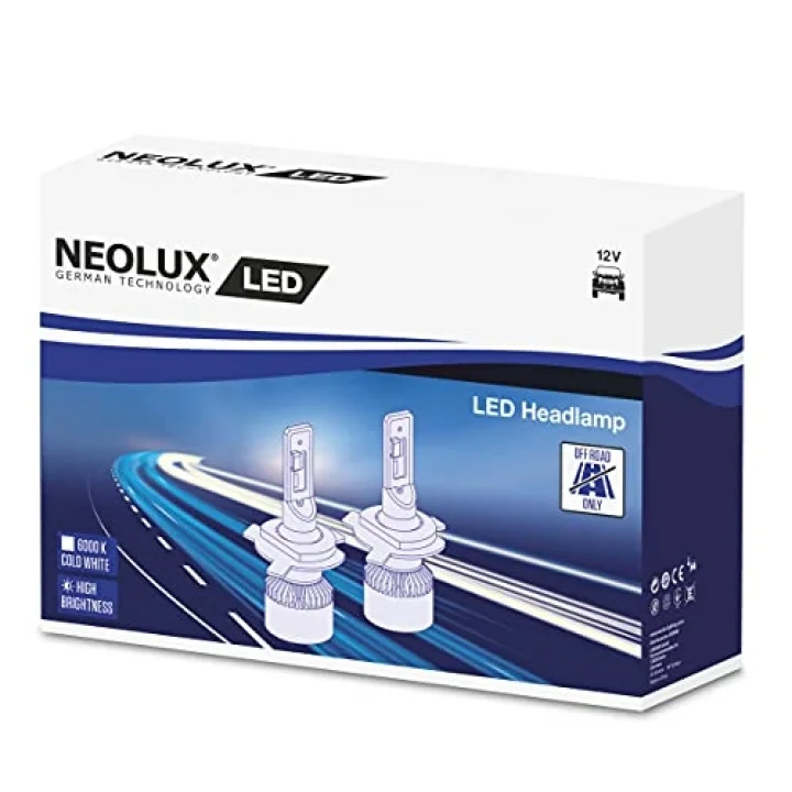 H4 LED 6000k Tam Beyaz (2li Paket)
