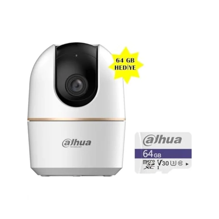 H4A 4 Mp İç Mekan 360°Wi-Fi Gece Görüşlü Akillı Güvenlik Kamerası 64 GB