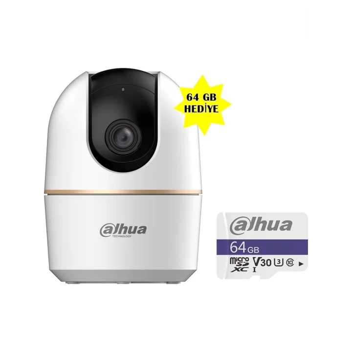 H4A 4 Mp İç Mekan 360°Wi-Fi Gece Görüşlü Akillı Güvenlik Kamerası 64 GB