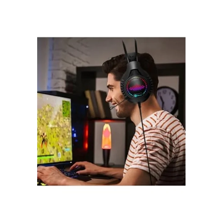 H608 5.1 Kafaüstü Rgb Gaming Oyuncu Mikrofonlu Kulaklık - Dsp006