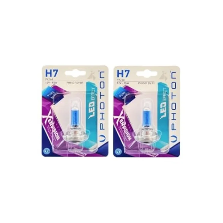 H7 12v 55w Xen Vision Beyaz Işık Ampül Takımı (2 Adet)