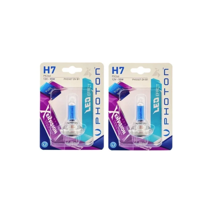 H7 12v 55w Xen Vision Beyaz Işık Ampül Takımı (2 Adet)