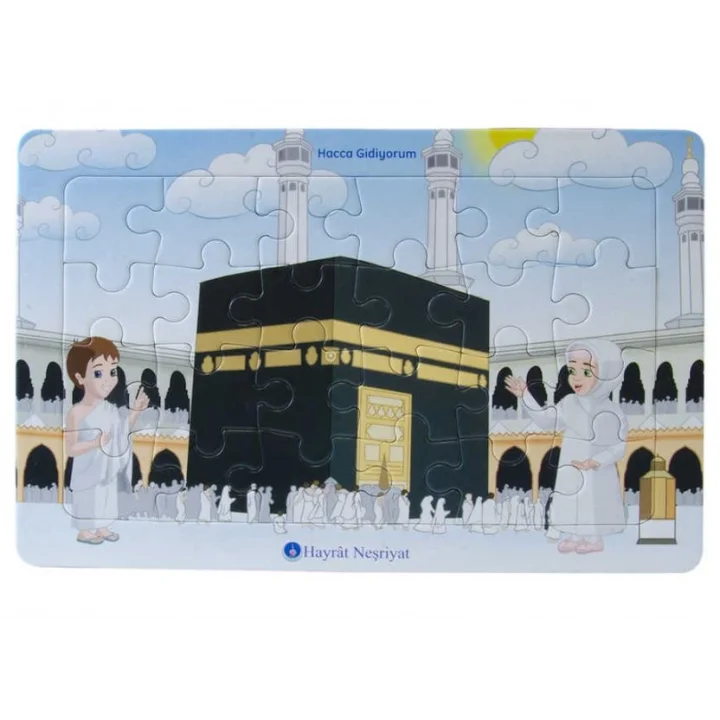 Hacca Gidiyorum 24 Parça Yapboz