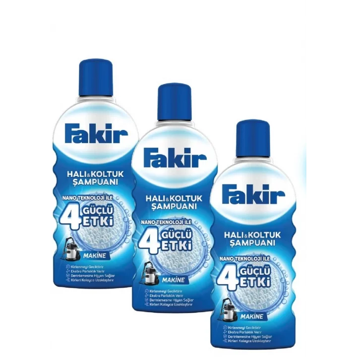 Halı Şampuanı Makineler Için 1000 Ml X 3 Adet