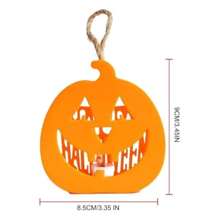 Halloween Işıklı Masa Süsü Balkabağı