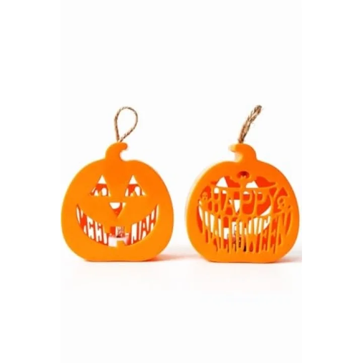 Halloween Işıklı Masa Süsü Balkabağı