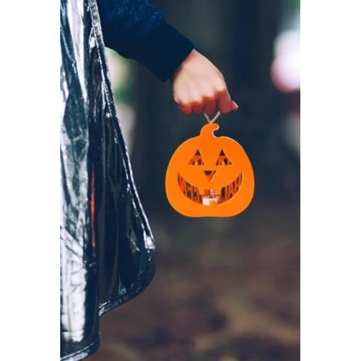 Halloween Işıklı Masa Süsü Balkabağı