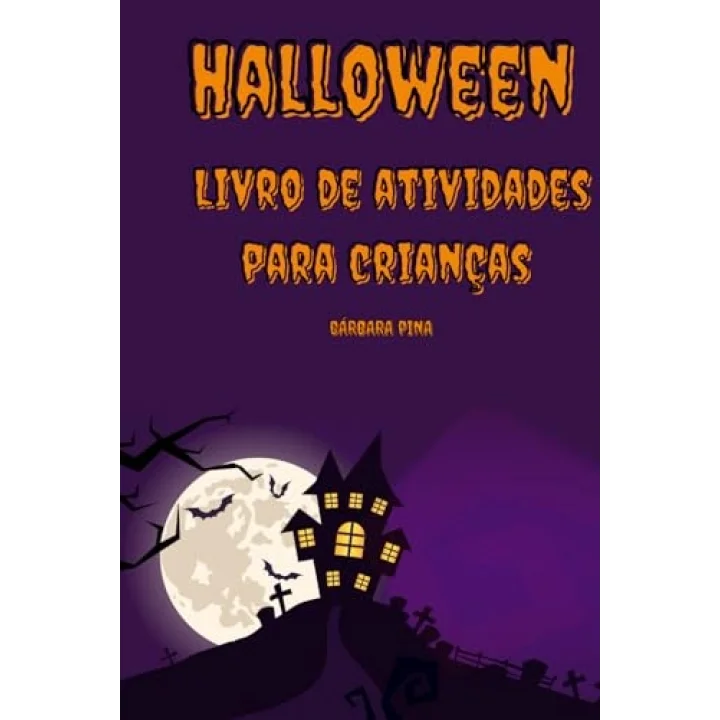 Halloween livro de atividades para crianças