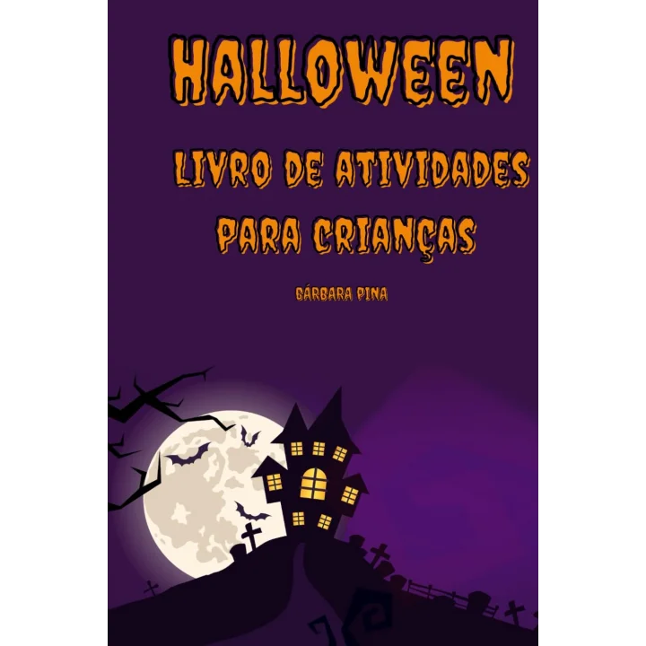 Halloween livro de atividades para crianças