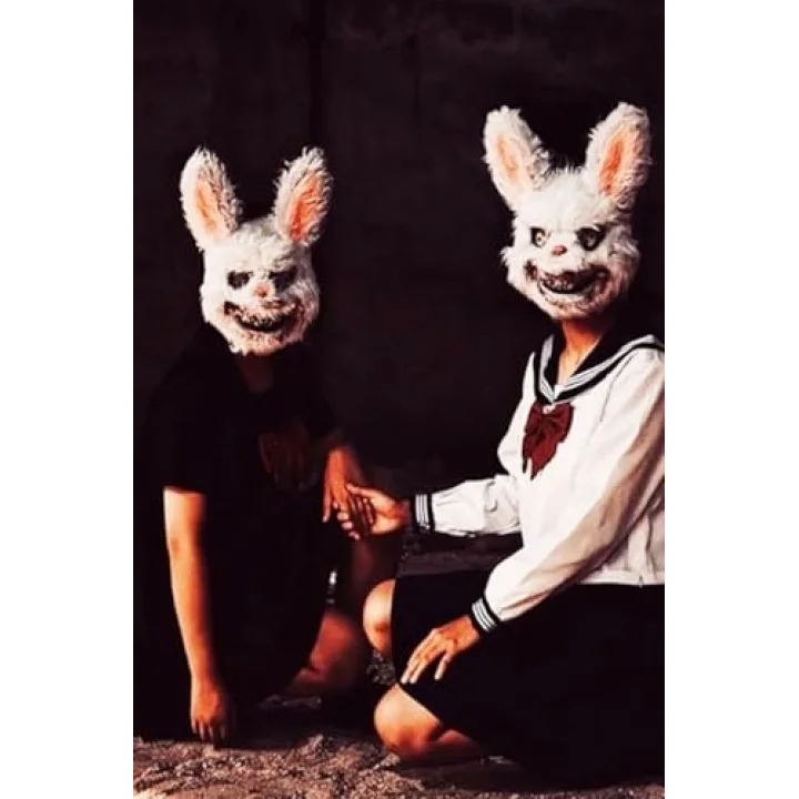 Halloween Maske Tüylü Tavşan