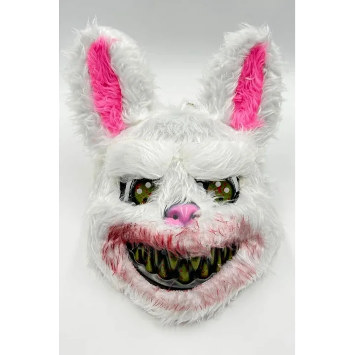 Halloween Maske Tüylü Tavşan