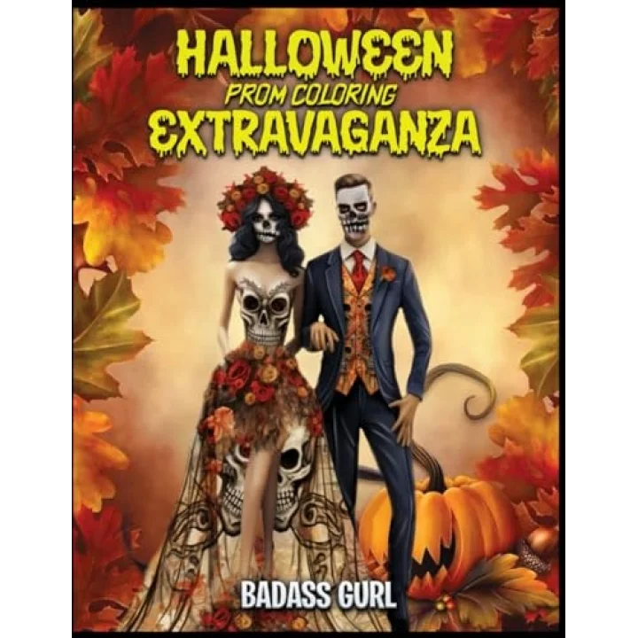 HALLOWEEN PROM COLORING EXTRAVAGANZA