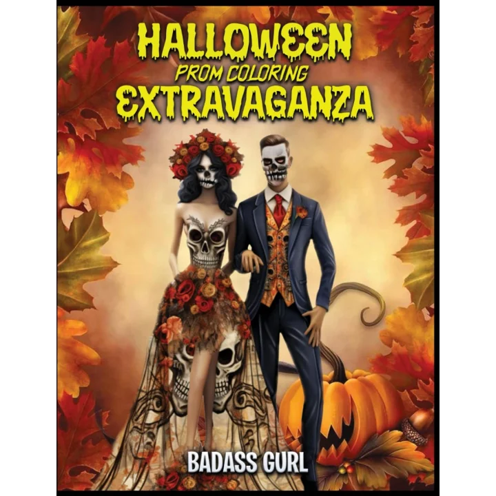 HALLOWEEN PROM COLORING EXTRAVAGANZA